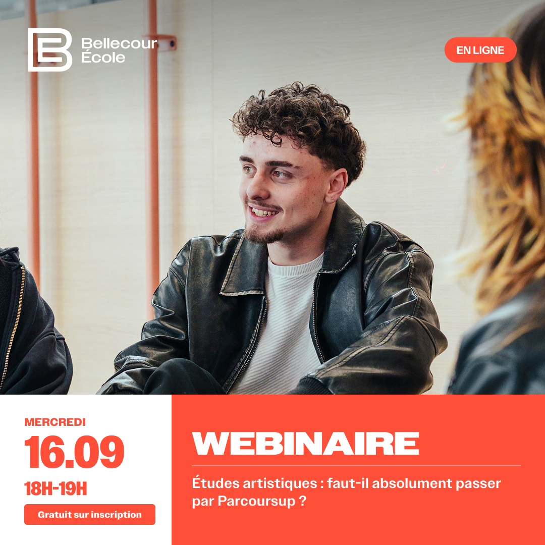 Webinaire : Études artistiques, faut-il absolument passer par Parcoursup pour intégrer une école d’art ?