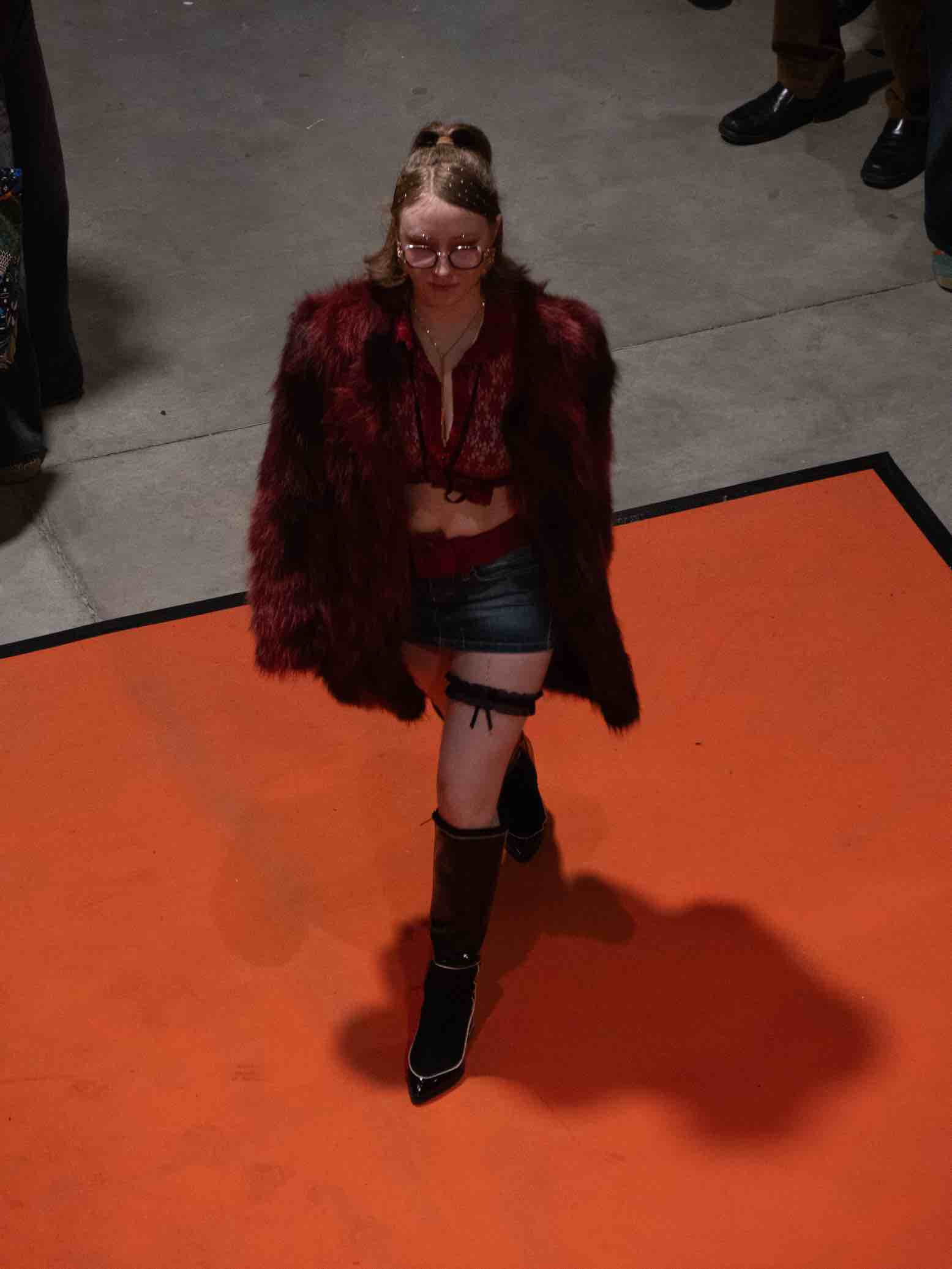 Étudiantes du Bachelor Design de Mode de Bellecour École présentant leur mini-collection inspirée des Rencontres d'Arles au Marché de la Mode Vintage 2026 à La Sucrière