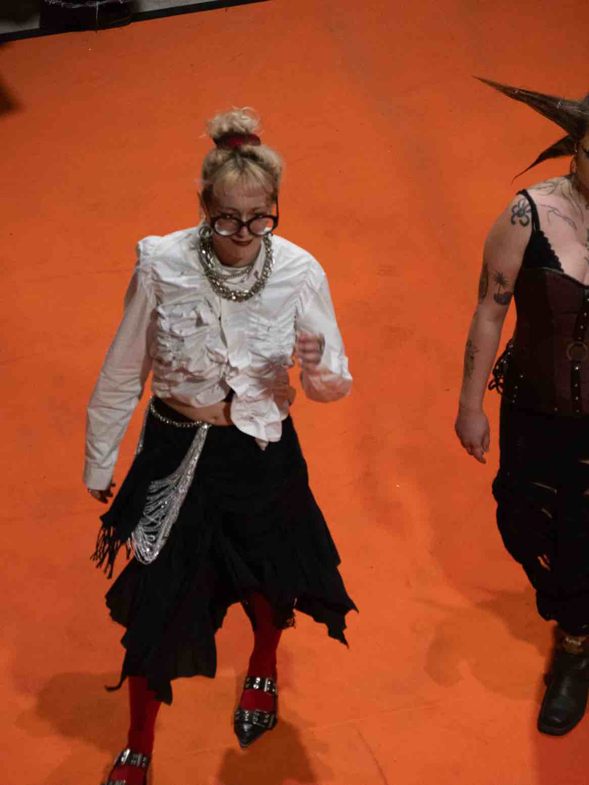 Étudiantes du Bachelor Design de Mode de Bellecour École présentant leur mini-collection inspirée des Rencontres d'Arles au Marché de la Mode Vintage 2026 à La Sucrière