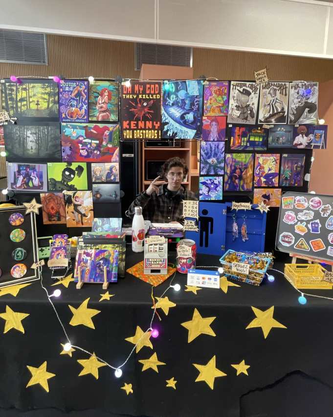 Étudiants de Bellecour École exposant leurs illustrations et créations lors de la Renew Expo 2026